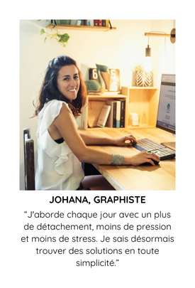 témoignage Johana graphiste